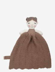 Smallstuff - Cuddle cloth, doll, brown sugar - klipsy na smoczek - rose brown - 0