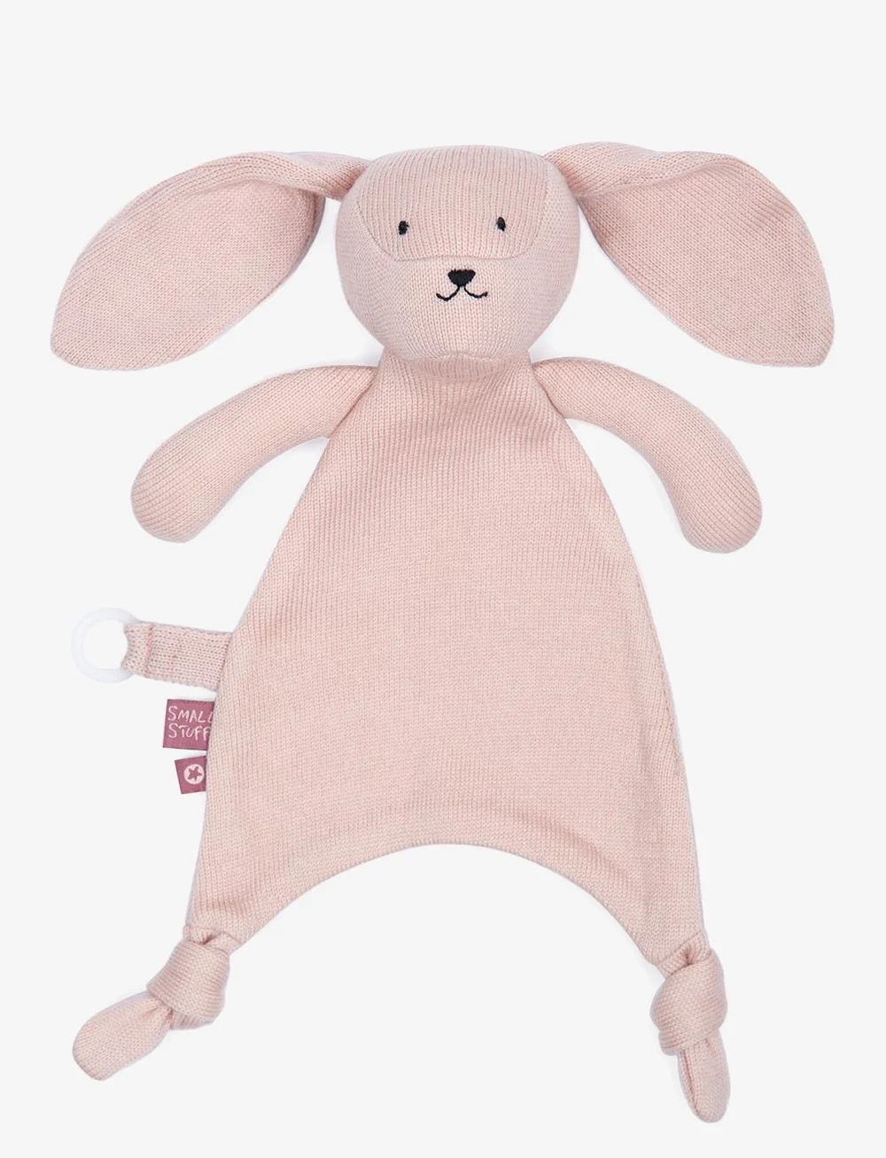 Smallstuff - Cudling cloth, merino WOOL, soft rose rabbit - nusseklude - soft rose - 1