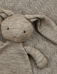 Smallstuff - Cuddle cloth, rabbit, nature melange WOOL - fopspeen dekens - beige - 2