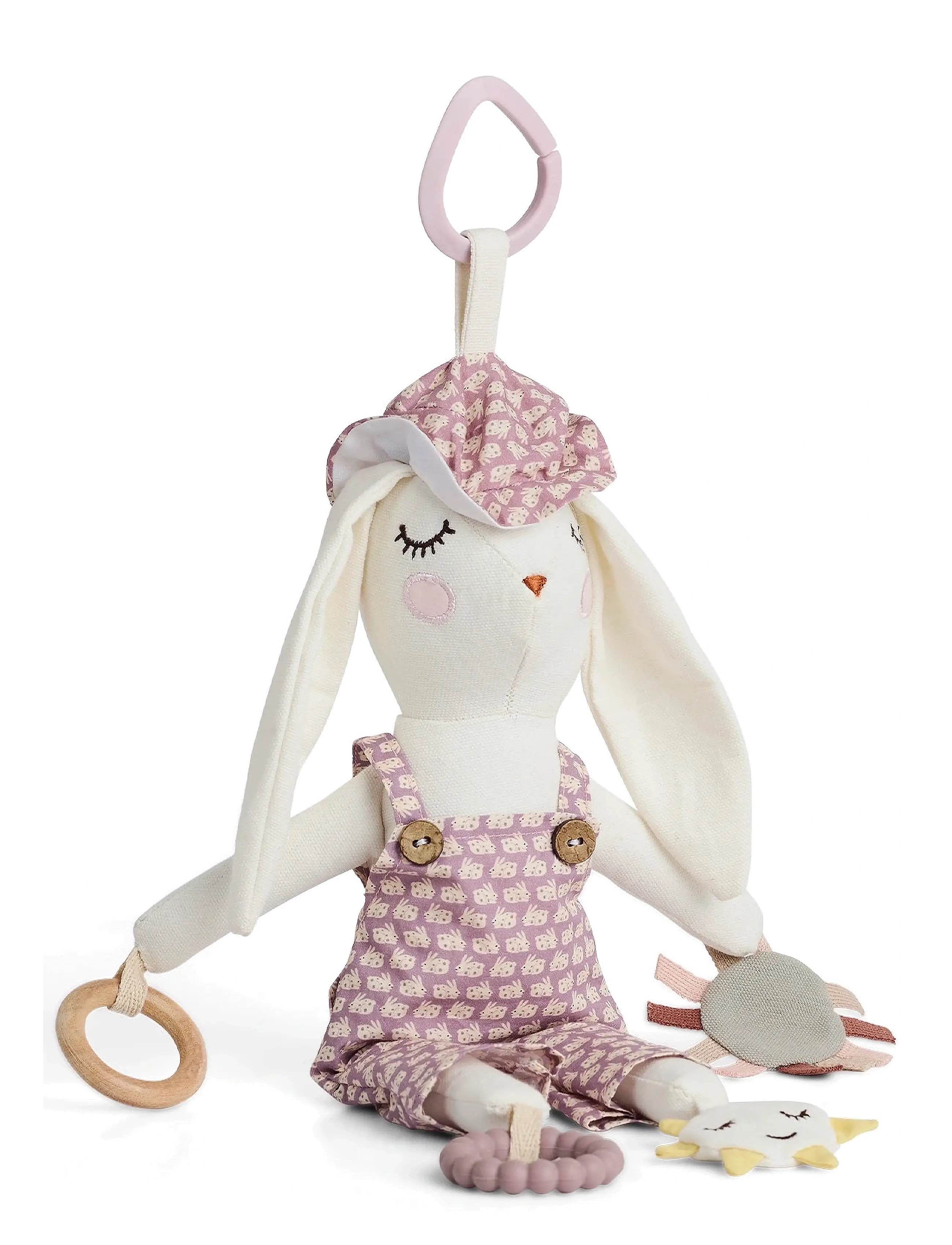 Smallstuff Activity bunny, for autochair, rose rabbit - Legetøj - ROSE / pink/rose