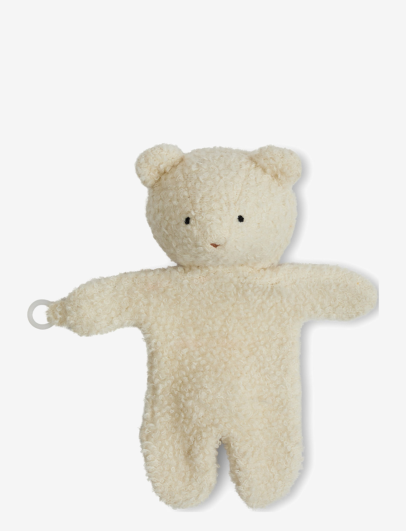 Smallstuff - Cuddle cloth, bouclé merino wool - snuttefiltar - white - 1