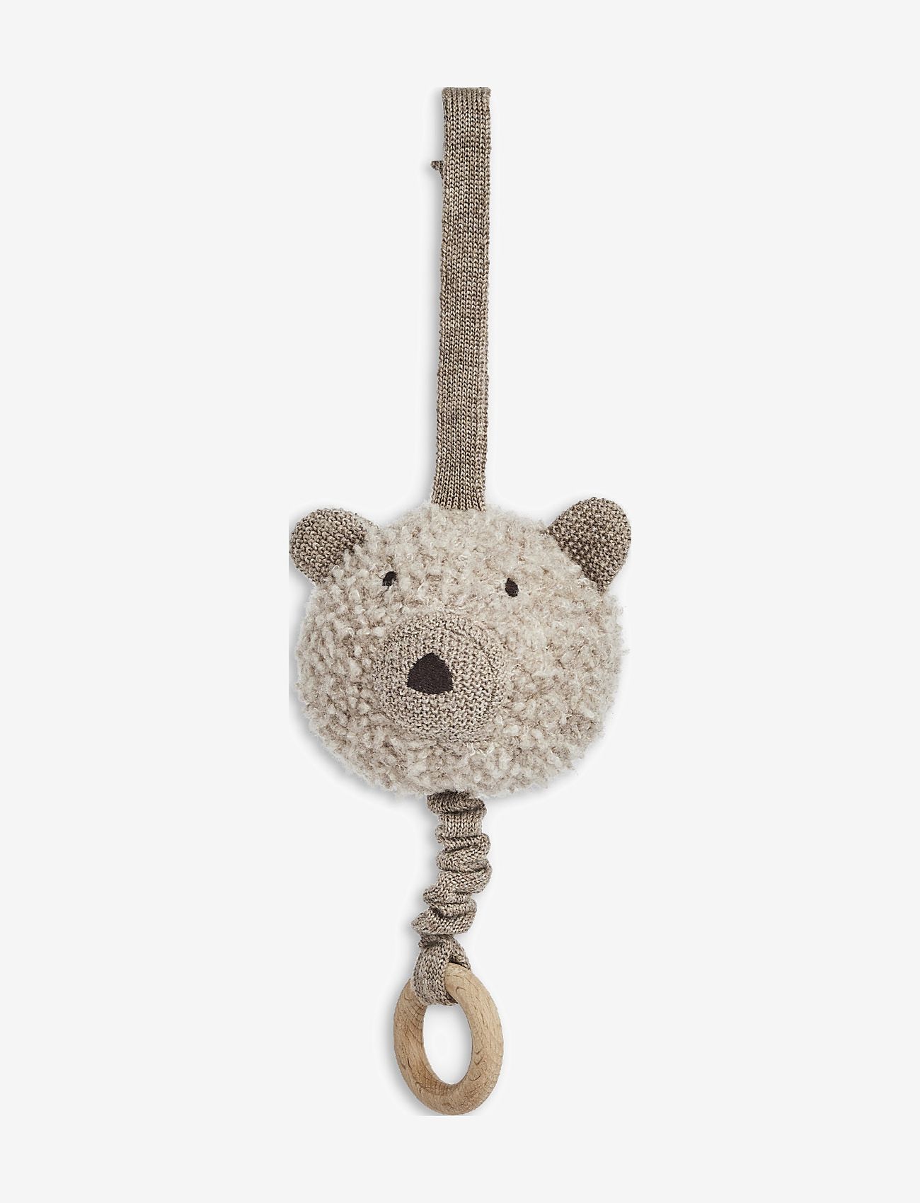 Smallstuff - Music mobile, wool bouclé, nature melange - nature - 0