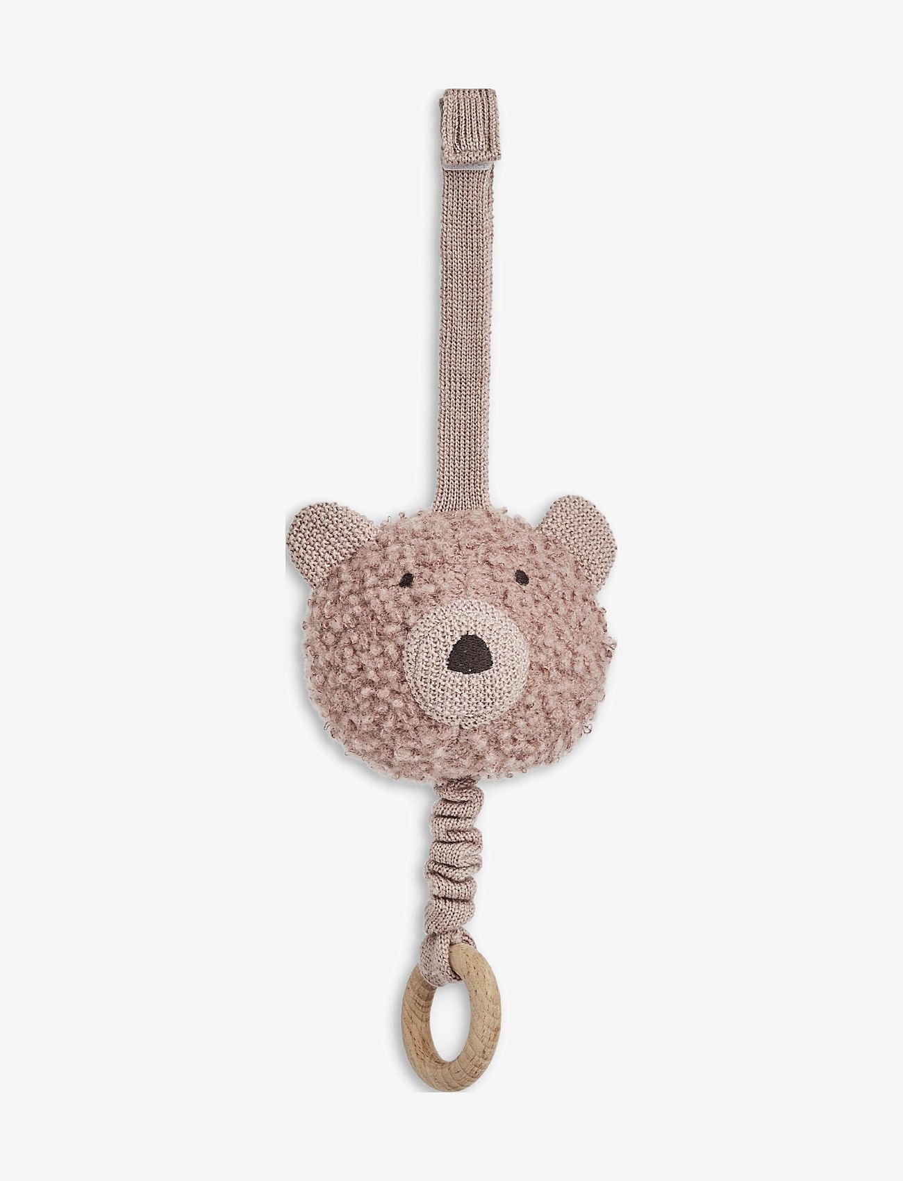 Smallstuff - Music mobile, wool bouclé, rose - beebi rippuvad mänguasjad - rose - 1