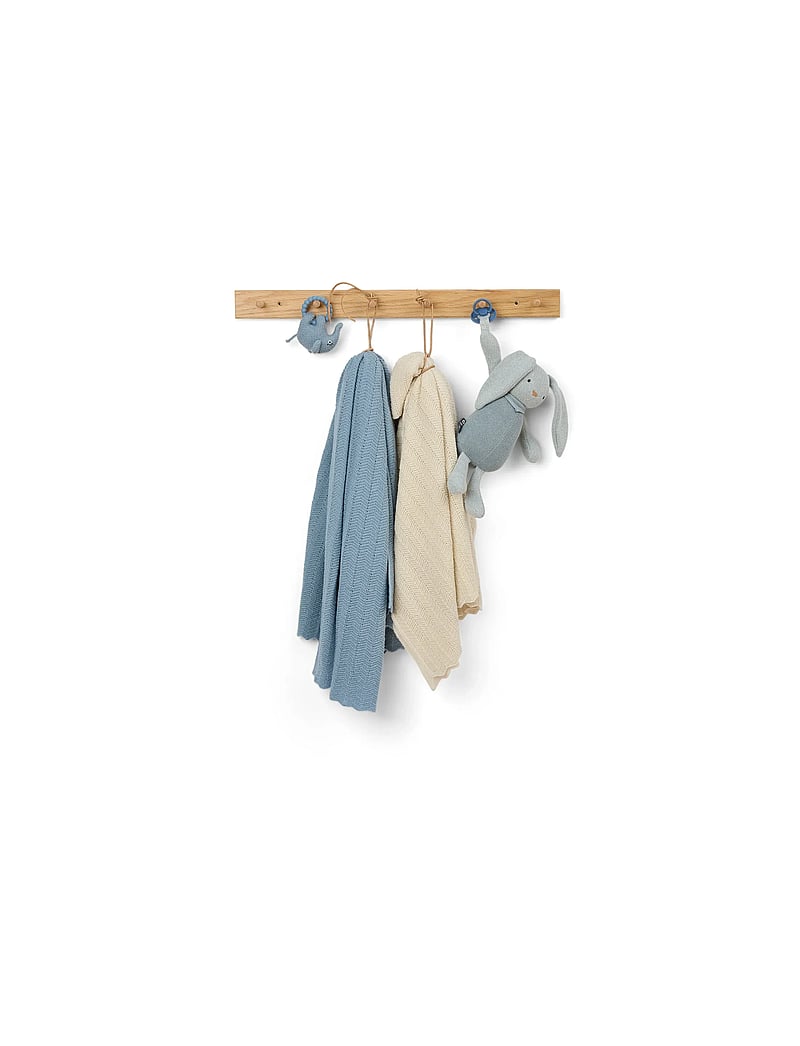 Smallstuff - Rattle, elephant, merino wool, light blue - kõrinad - blue - 5