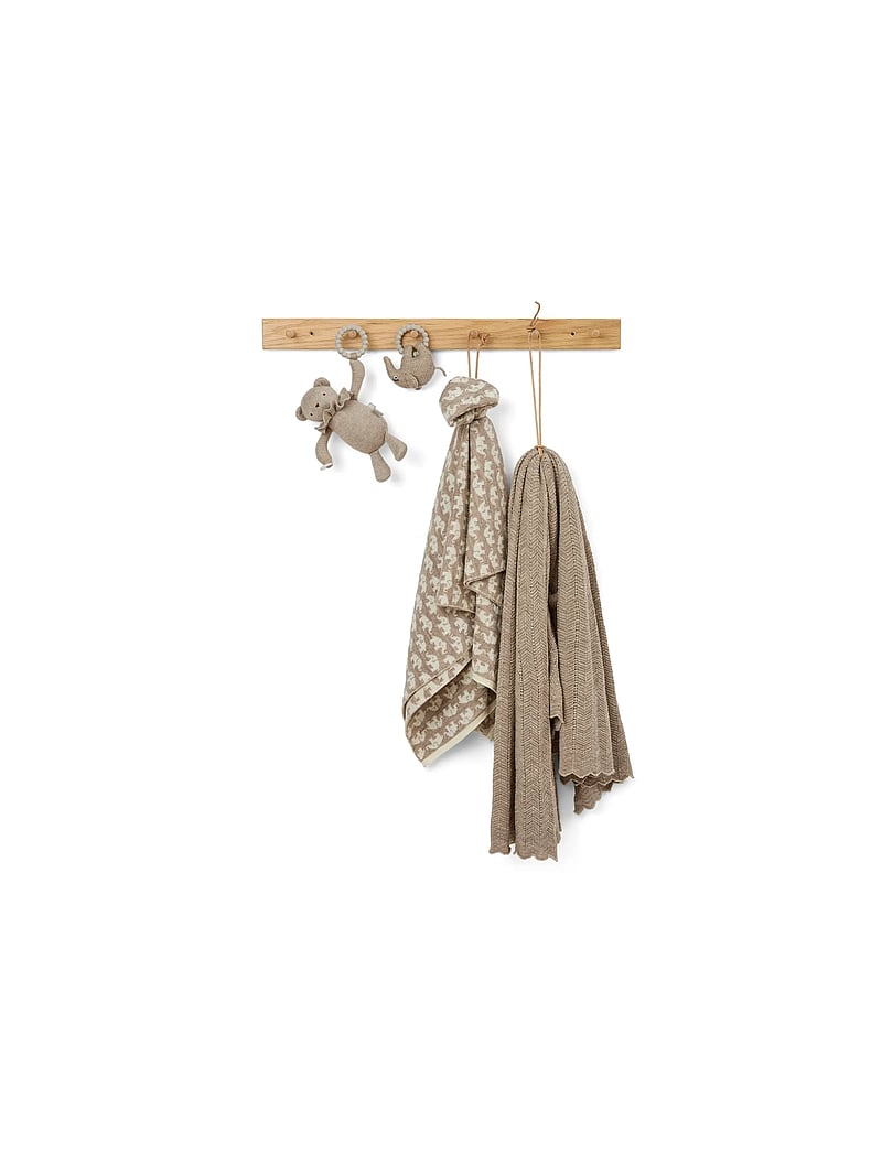 Smallstuff - Rattle, elephant, merino wool, light blue - rasseln - nature - 4
