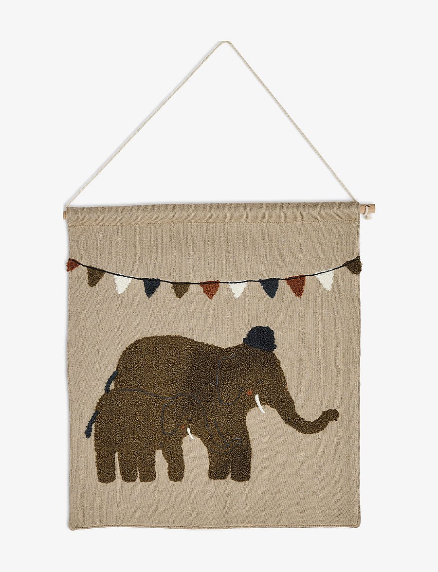 Smallstuff - Wall deco, elephants celebration - dekorative wohnaccessoires - mix - 1