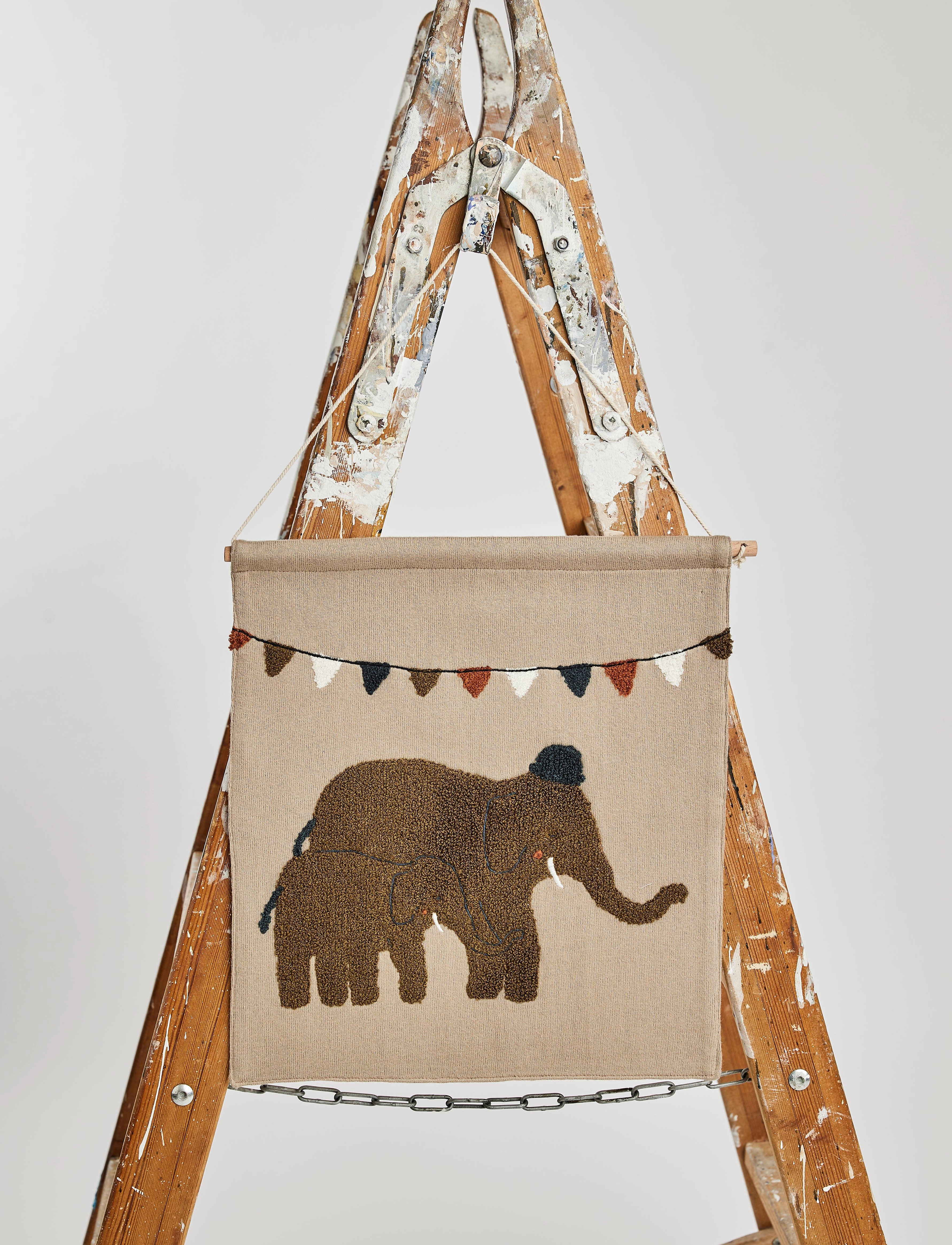 Smallstuff Wall Deco, Elephants Celebration,,,Beige Gr.ONE SIZE