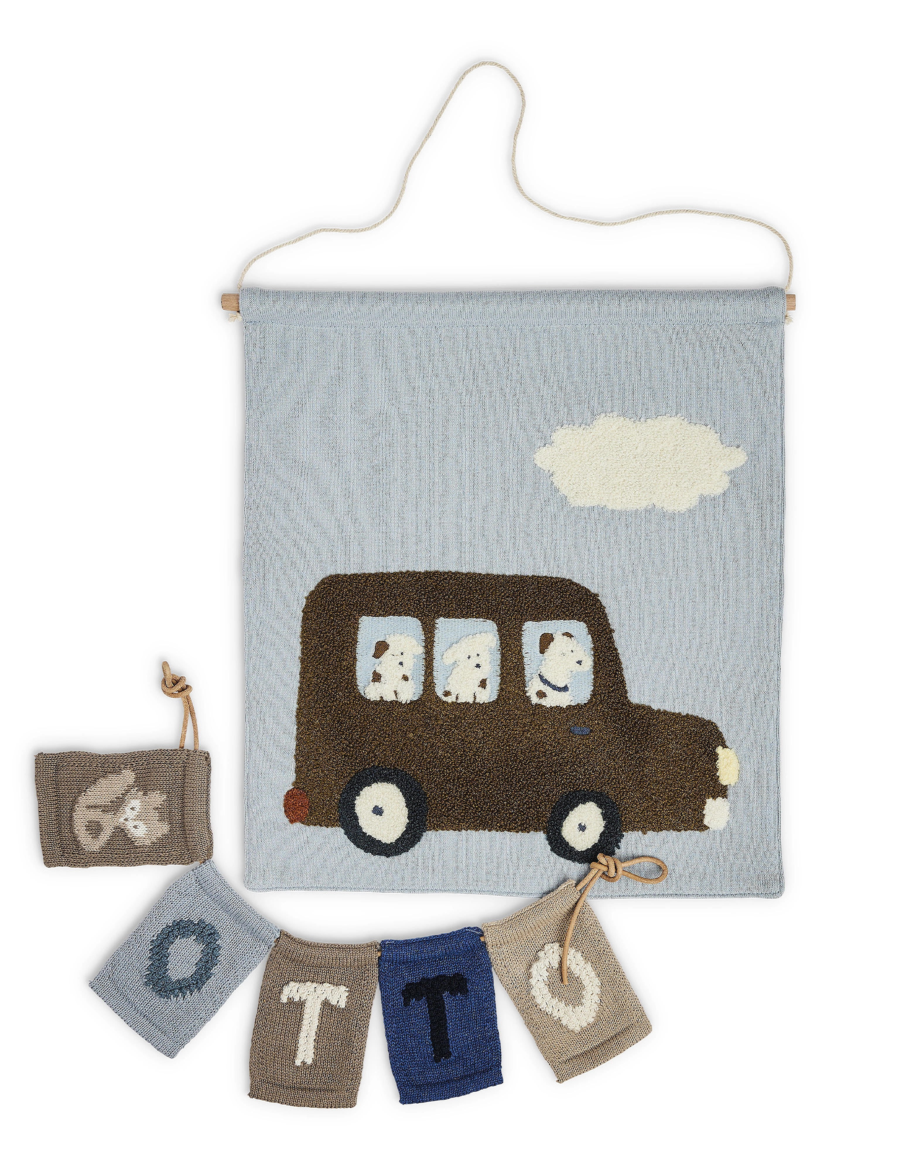 Smallstuff - Wall deco, dogs driving - dekorativt tilbehør - mix - 2