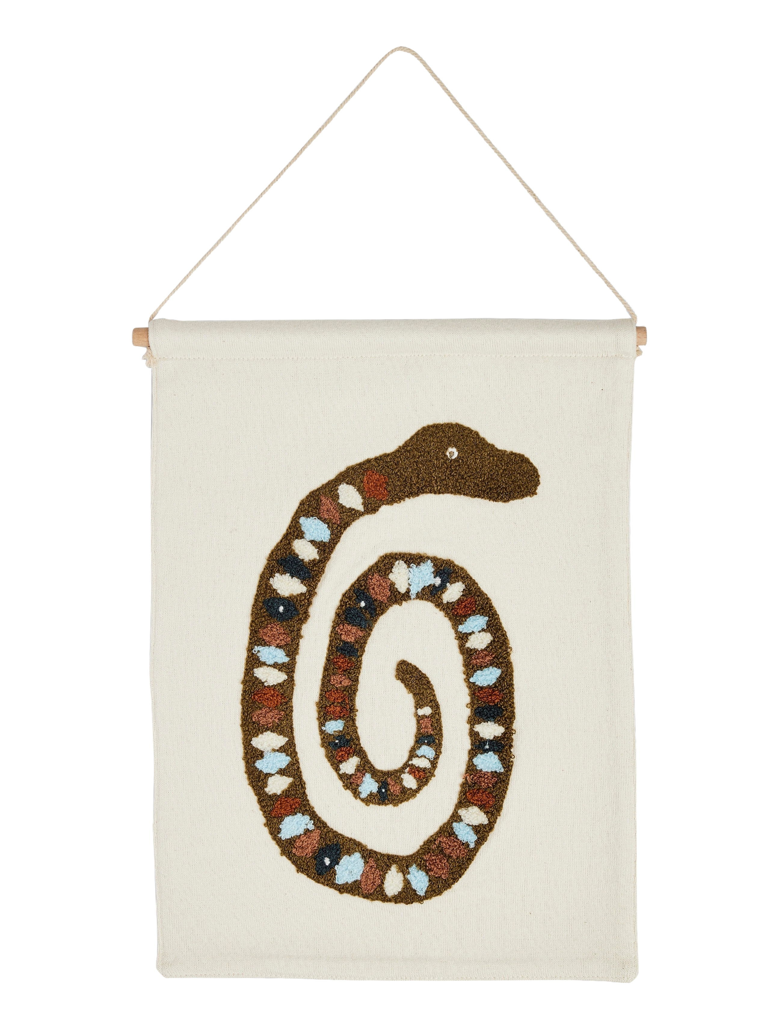 Smallstuff Wall Deco, Snake, One Size, Kids Decor, Creme - Decors, Kinder