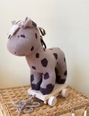 Smallstuff - Pull along horse, nature/ brown - pull along toys - beige - 1