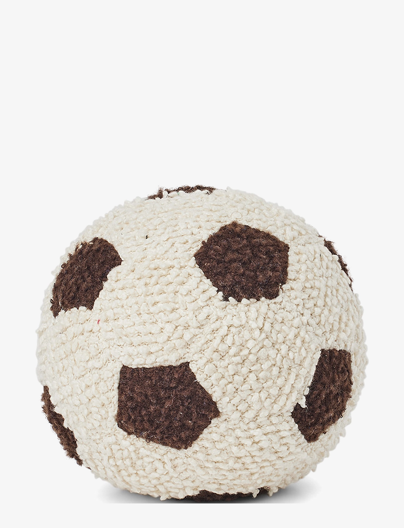 Smallstuff Knitted football, bouclé - 4 for 3 - WHITE / multi