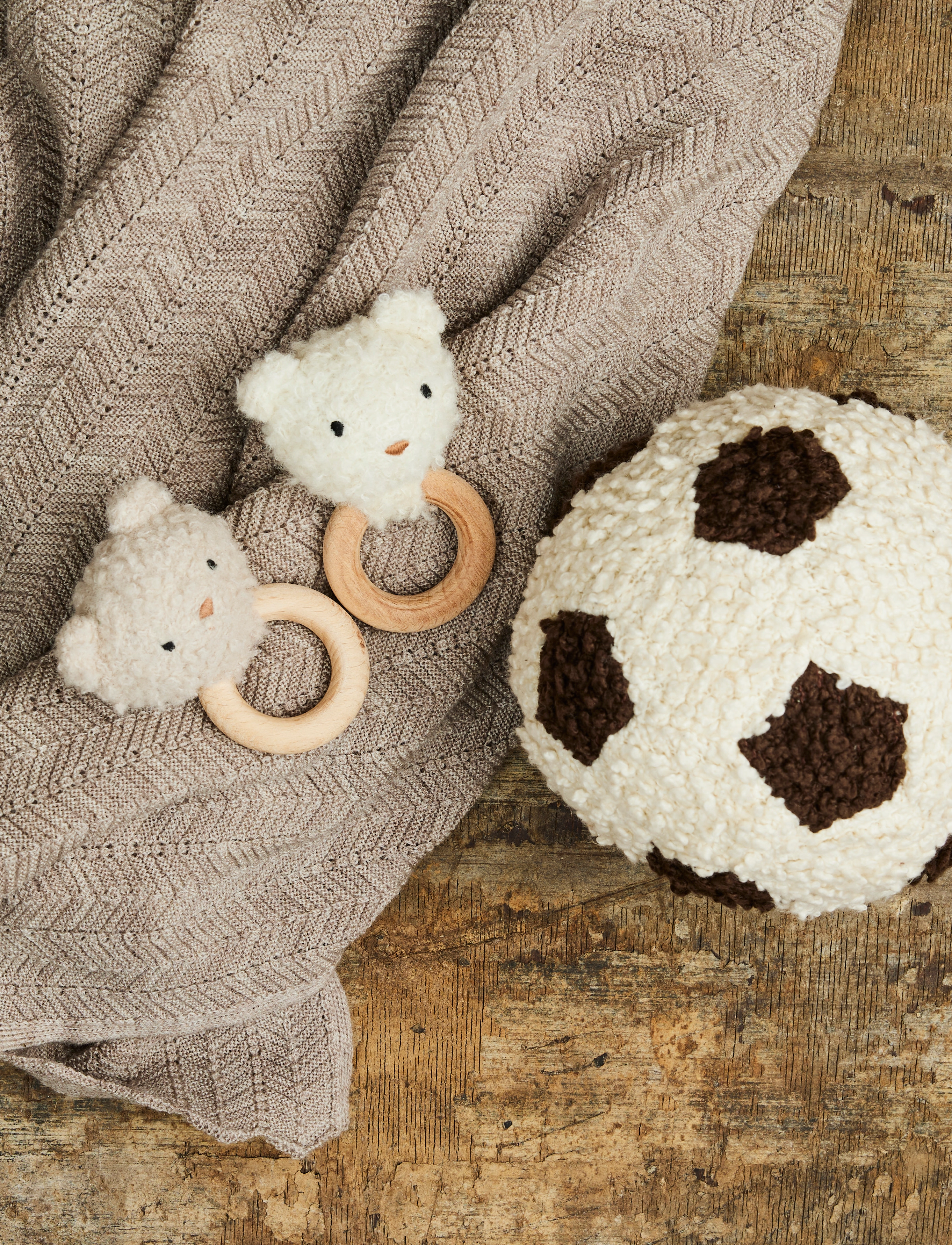 Smallstuff Football, Miniature, One Size, Soft Spielzeug, Mehrfarbig/gemustert - Stuffed Kinder