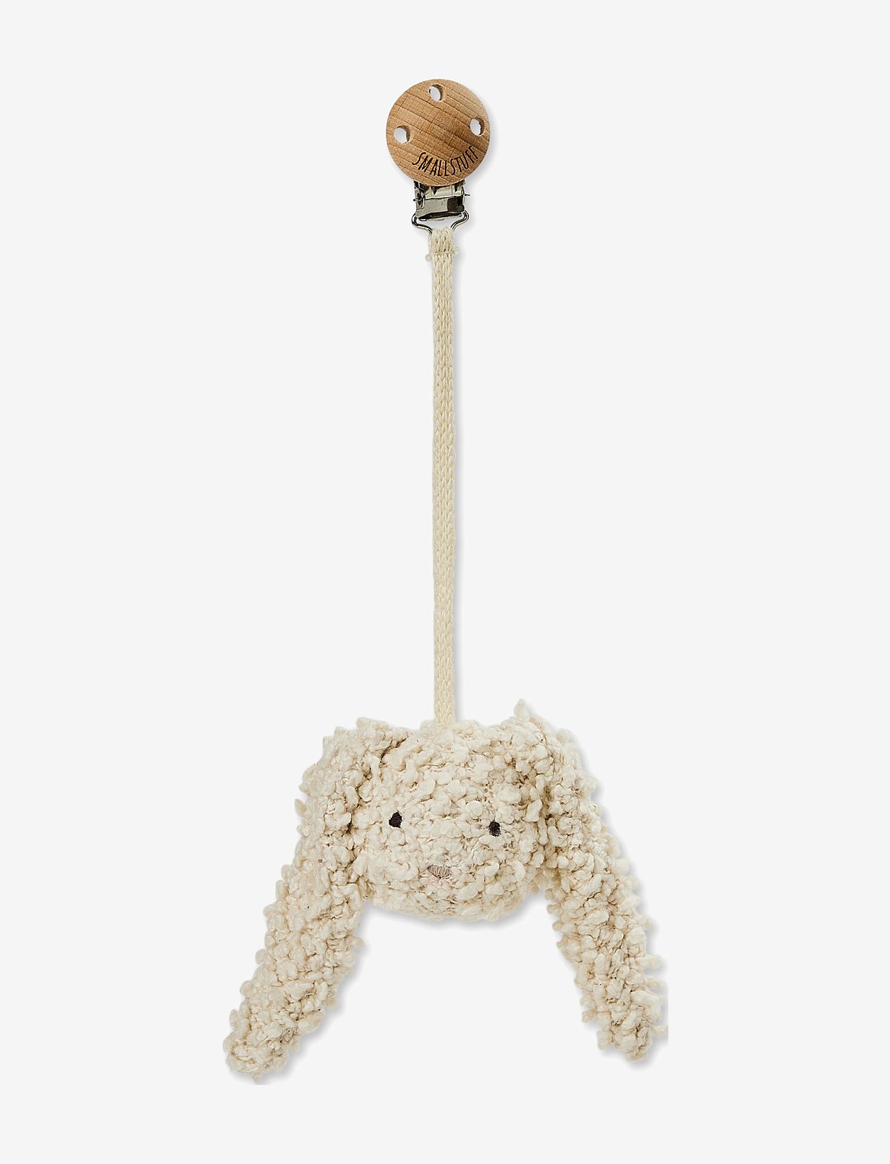 Smallstuff - Stroller deco, rabbit, off. white bouclé - white - 0