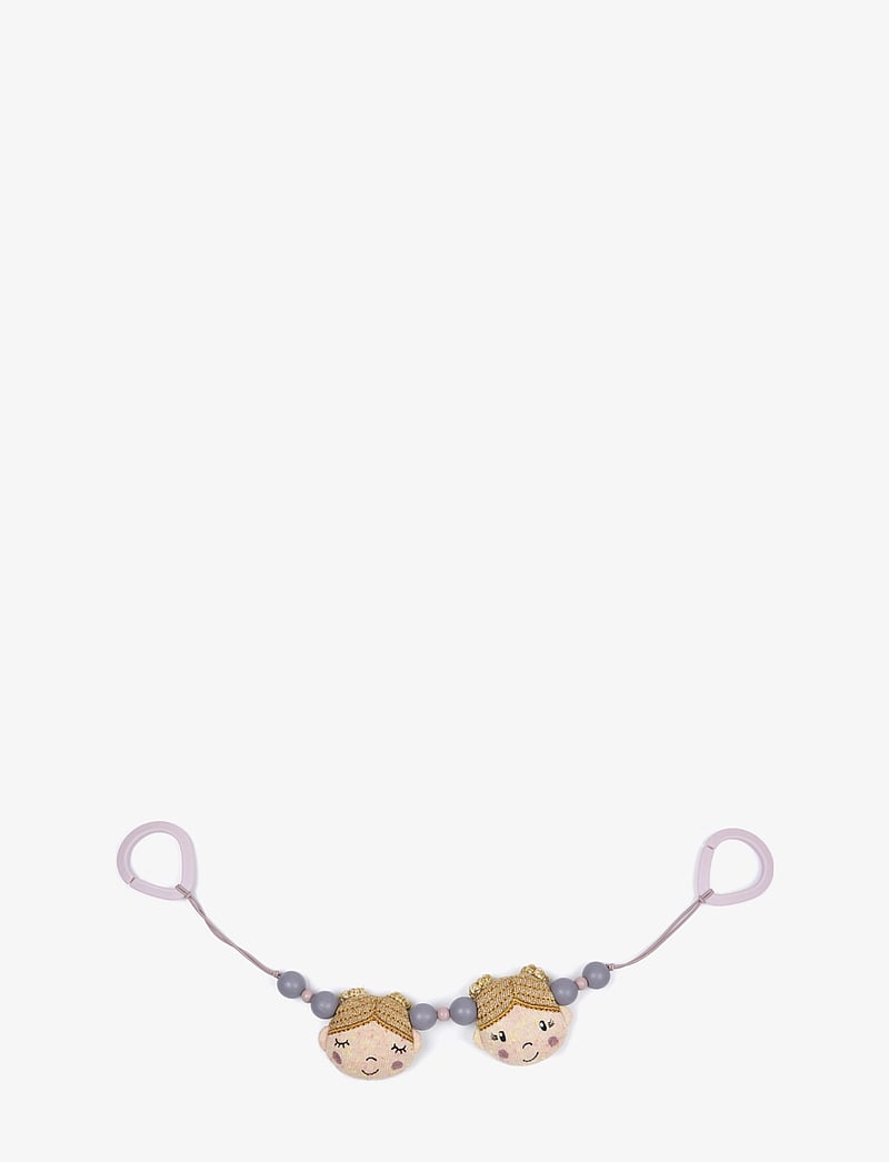 Smallstuff - Stroller chain, knittet, Soft rose ballerina - die niedrigsten preise - soft rose - 0