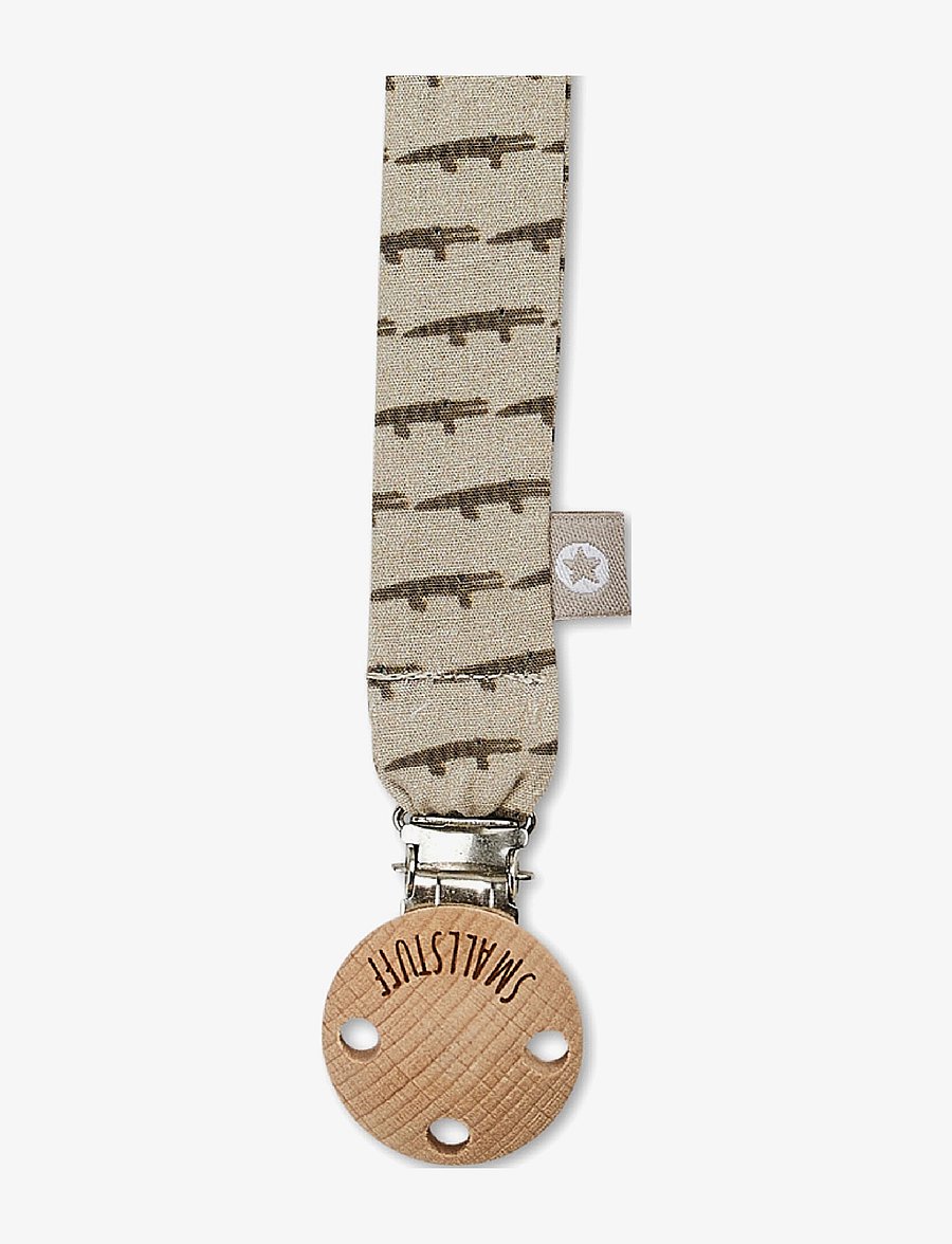 Smallstuff - Dummystring, fabric, crocodile - beige - 1