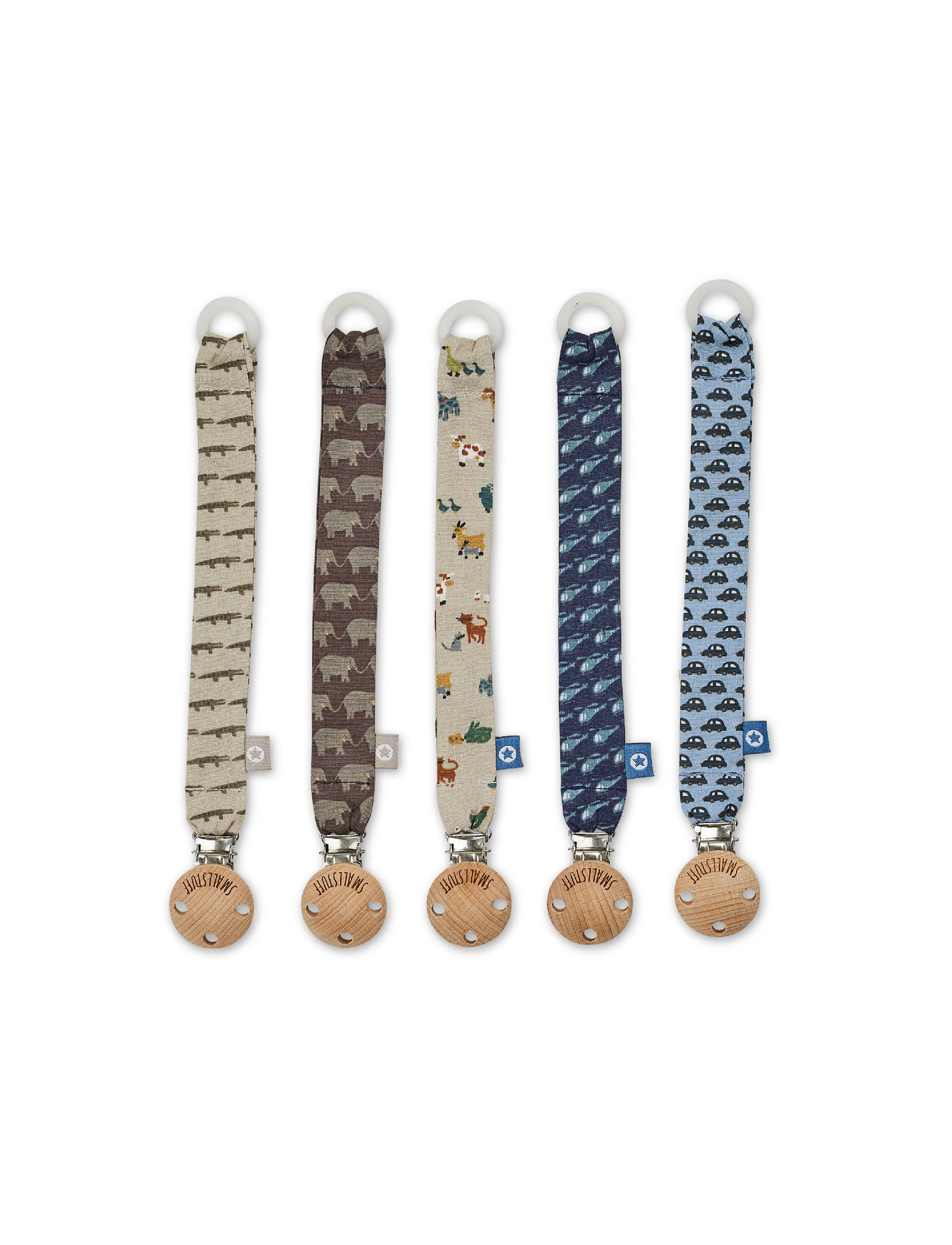 Smallstuff - Dummystring, fabric, crocodile - beige - 2