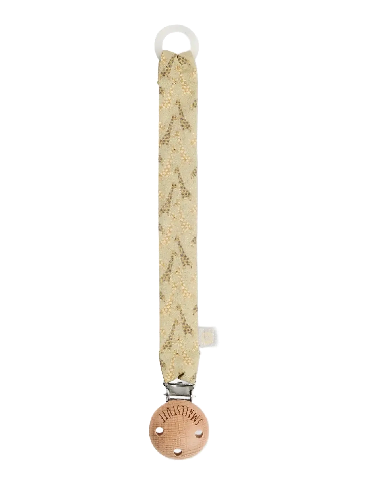 Smallstuff Dummystring, Fabric, Sandy Giraffe, One Size, Pacifiers & Accessories, Beige - Pacifier Clips, Kinder