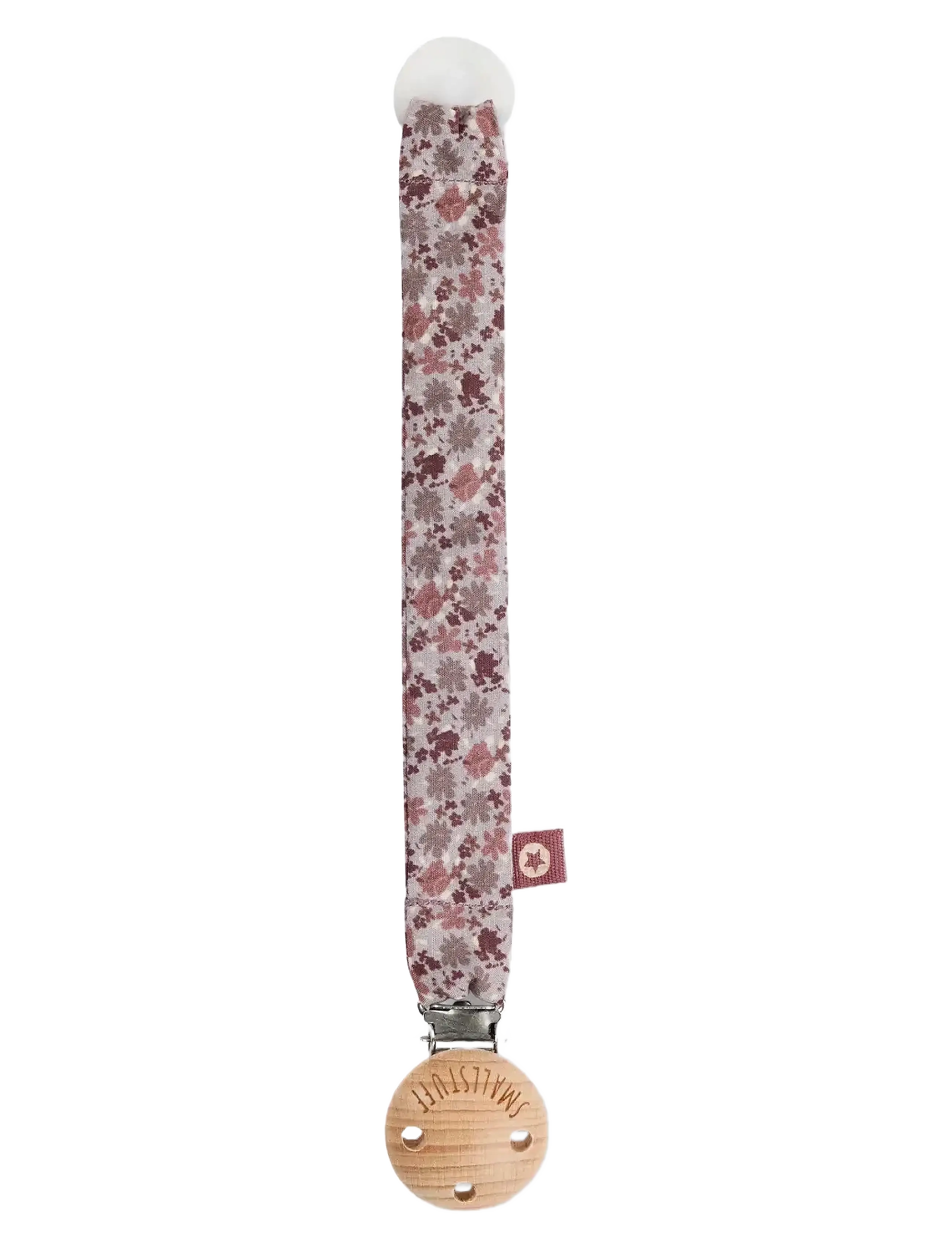 Dummystring, fabric, dark rose mini flowers - DARK ROSE