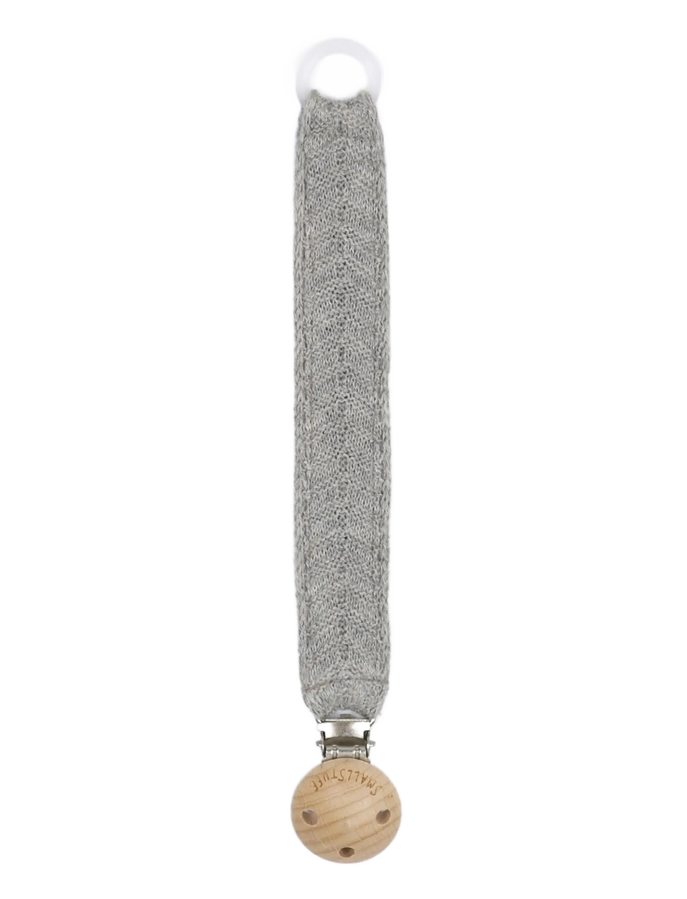 Smallstuff Dummychain, fishbone, grey melange - Inspiration - GREY / grey