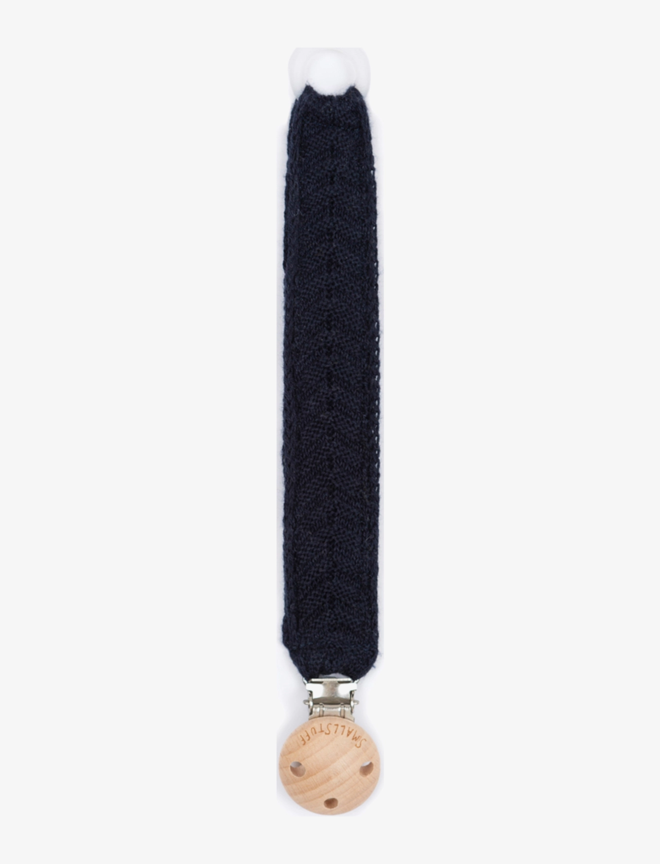 Smallstuff Dummychain, Fishbone, Navy, 22X3X1.5, Pacifiers & Accessories, Blau - Pacifier Clips, Kinder