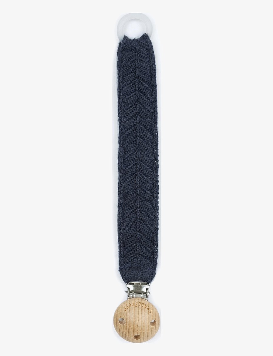 Smallstuff - Dummychain, fishbone, Dark denim - schnullerband - dark denim - 0