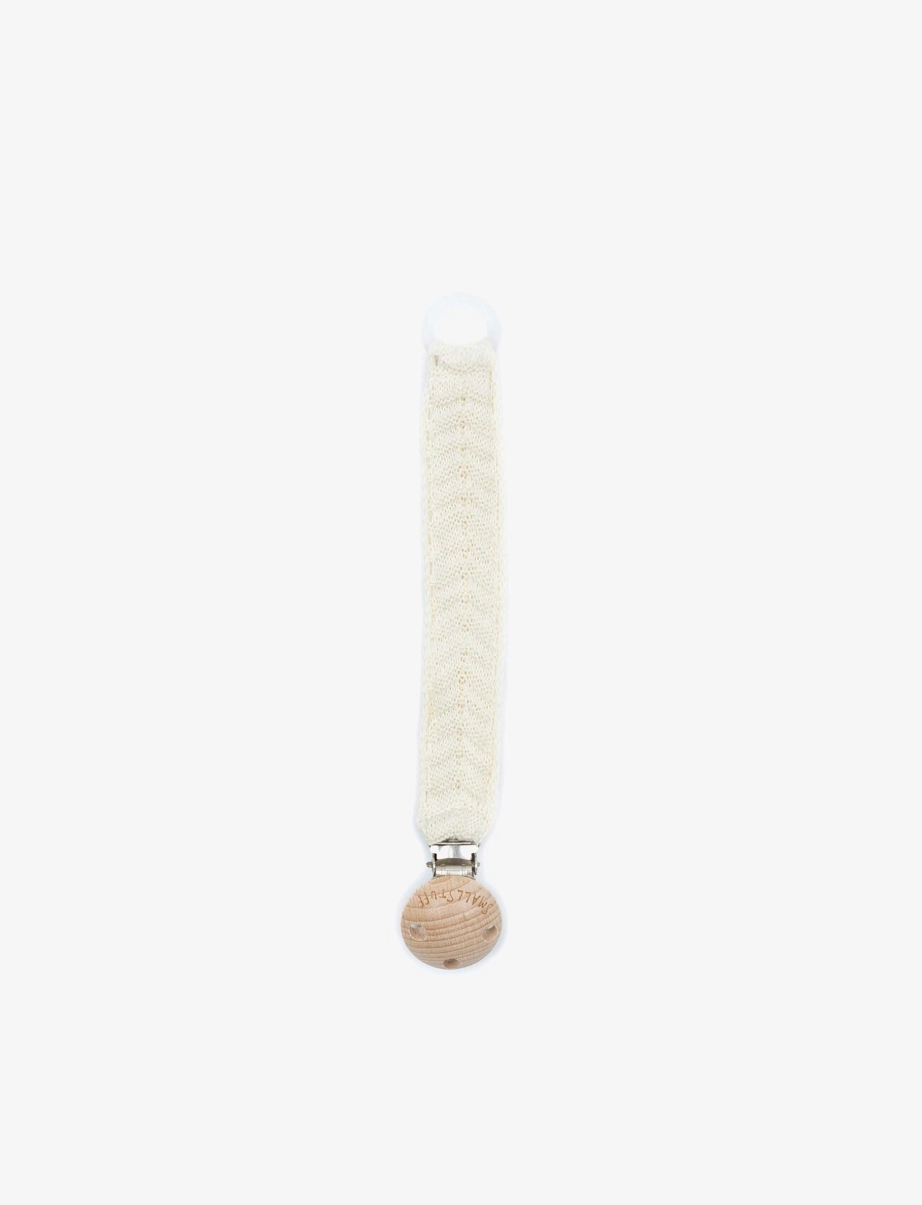 Smallstuff Dummychain, Fishbone, Off. White, One Size, Pacifiers & Accessories, Creme - Pacifier Clips, Kinder