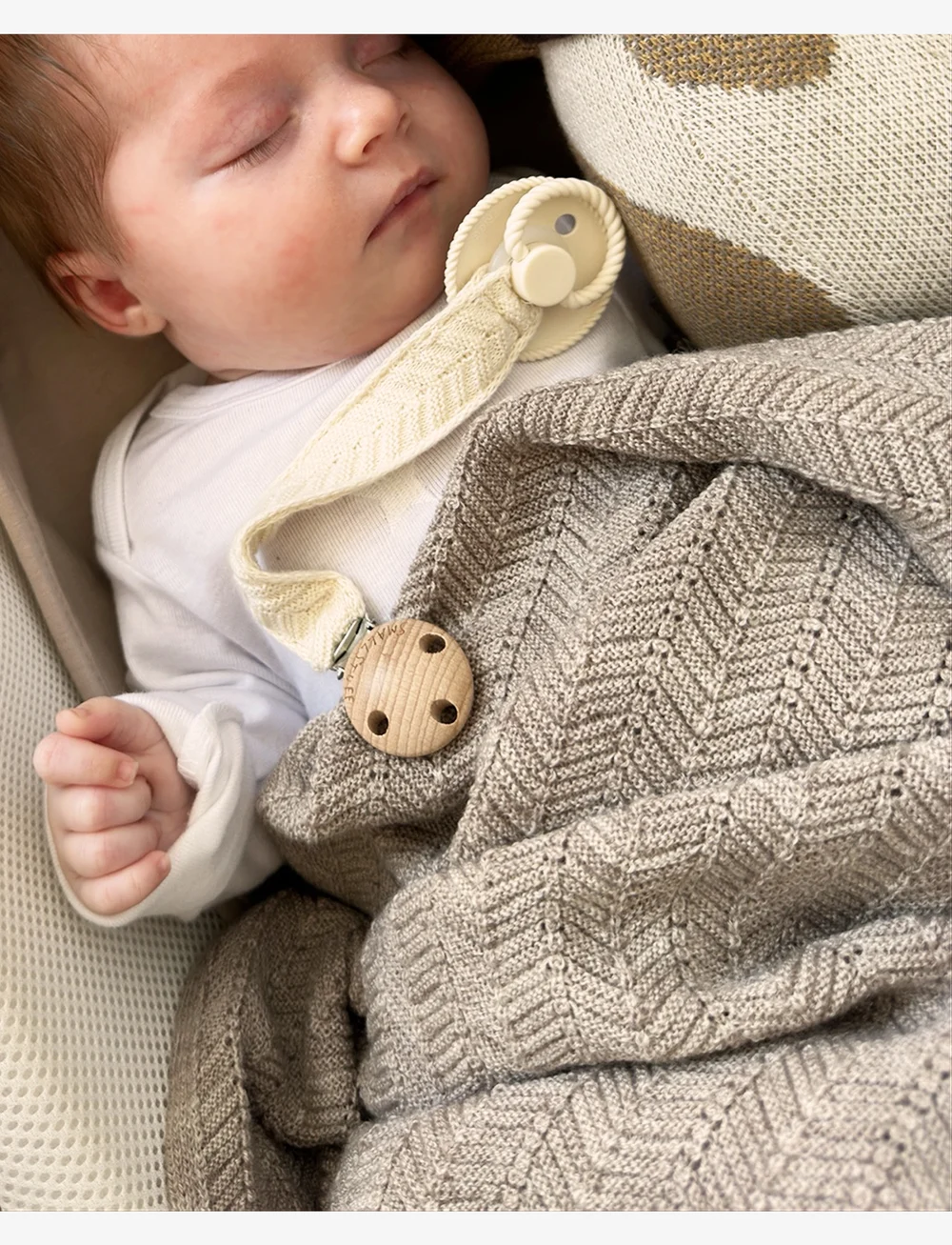 Smallstuff - Dummychain, fishbone, Off. white - lutiketid - off. white - 1