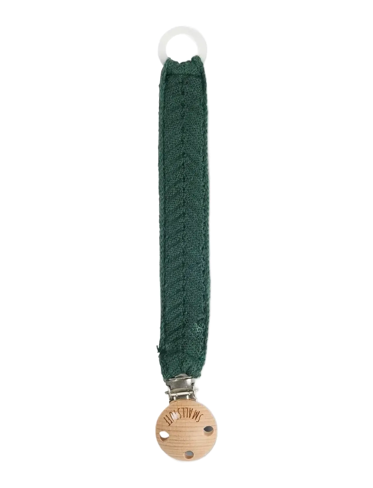 Smallstuff Dummychain, Fishbone, Dark Green, One Size, Pacifiers & Accessories, Grün - Pacifier Clips, Kinder