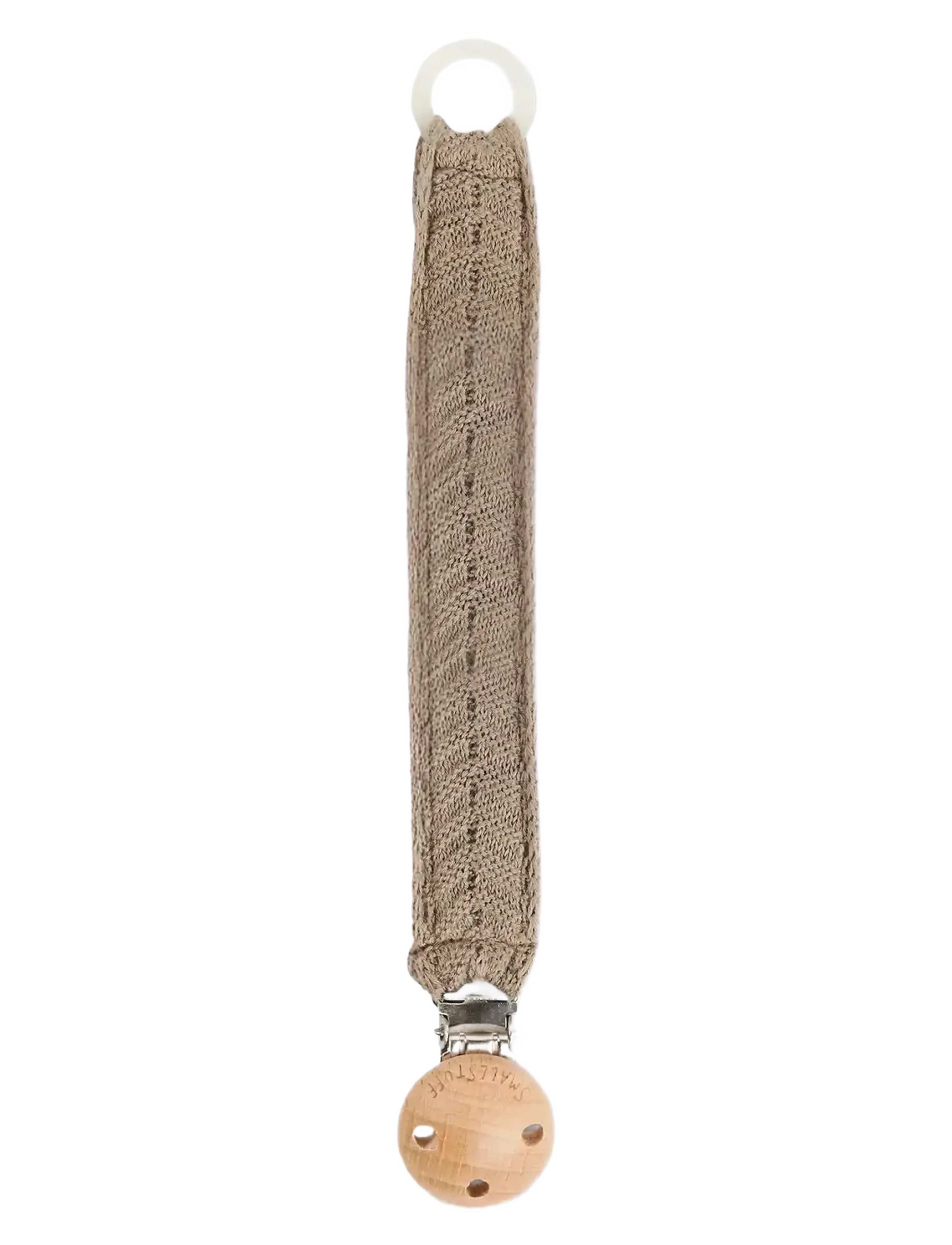 Smallstuff Dummychain, Fishbone, Sandy, One Size, Pacifiers & Accessories, Beige - Pacifier Clips, Kinder
