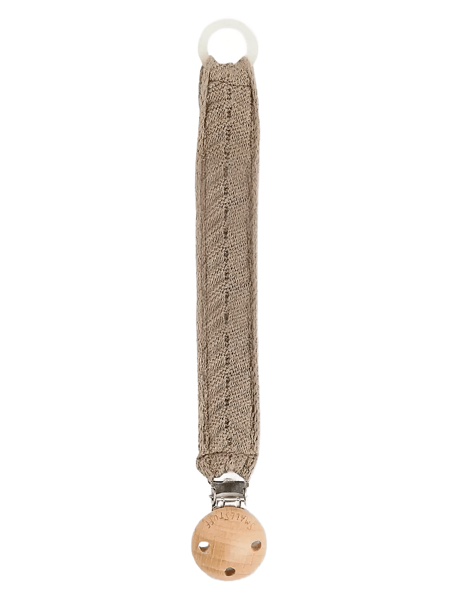 Smallstuff - Dummychain, fishbone, Sandy - klipsy na smoczek - sandy - 0