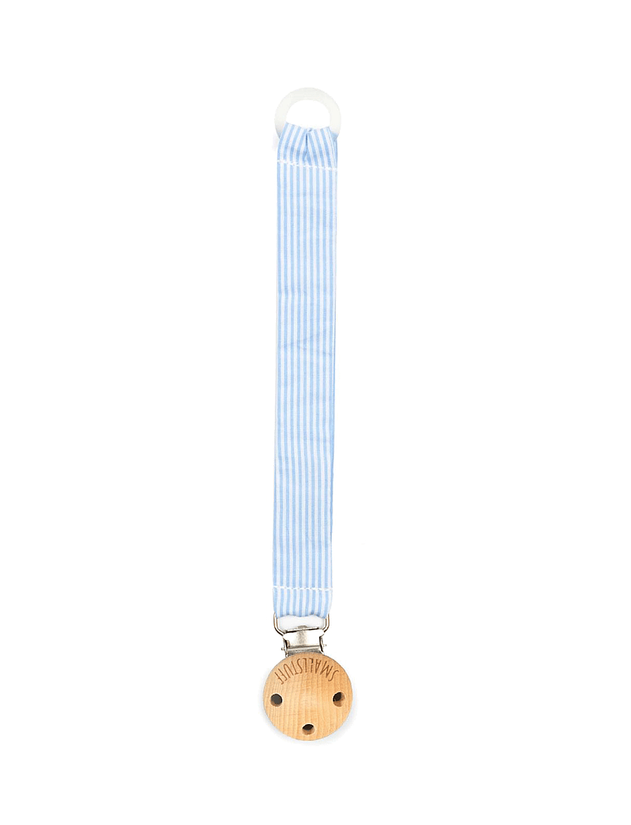 Smallstuff - Fabric dummychain, nature/ white flower - die niedrigsten preise - light blue - 0