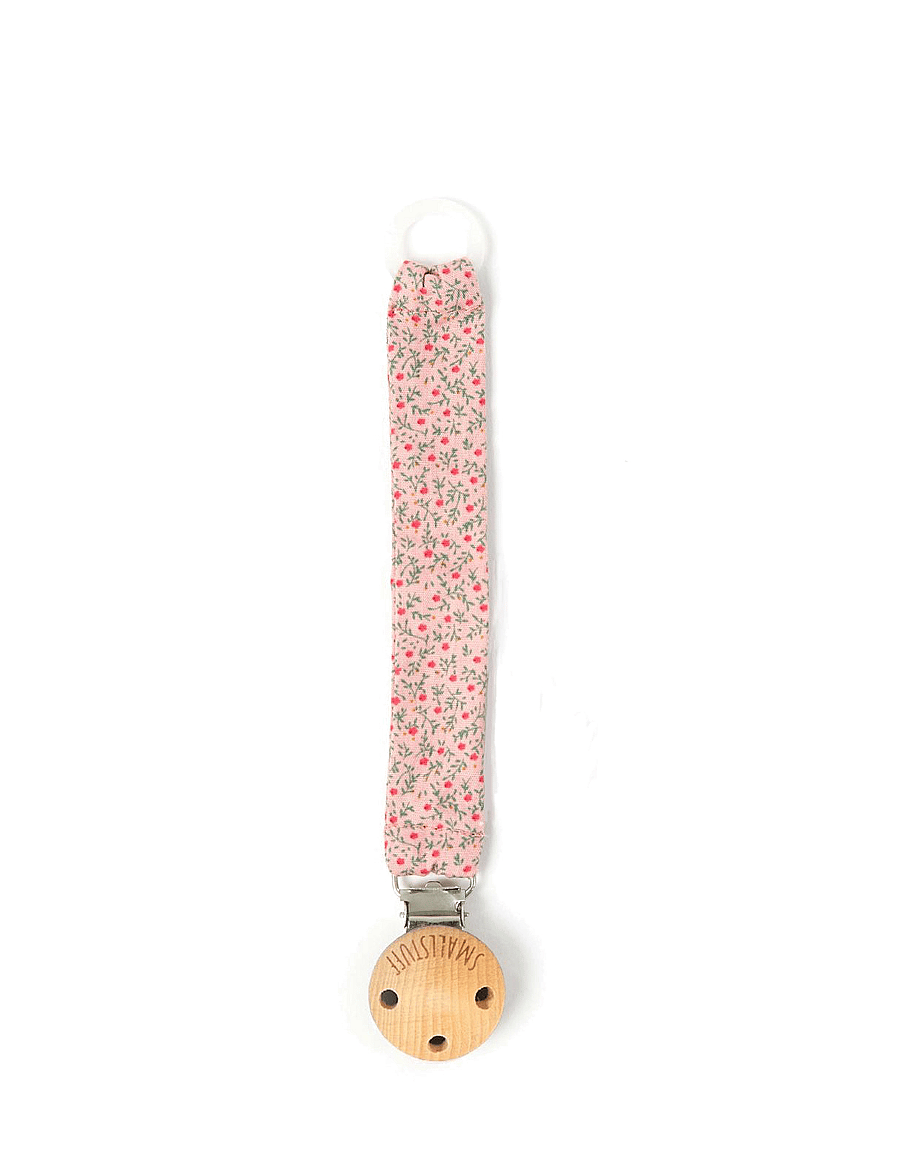 Smallstuff - Fabric dummychain, nature/ white flower - die niedrigsten preise - rose - 0