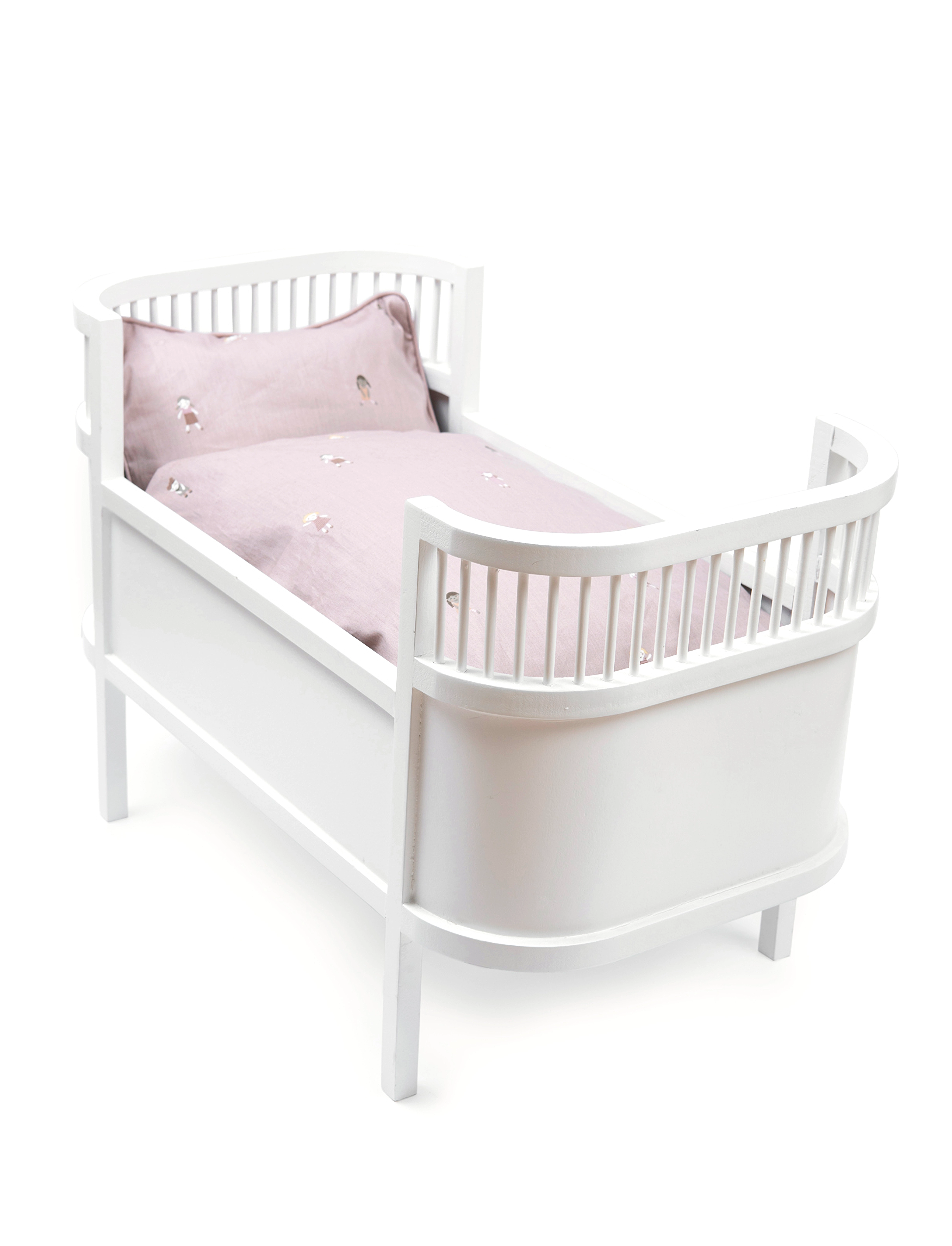 Smallstuff Rosaline Doll Bed, White, Børn, Doll Beds, Hvid, Str: 53X 28X 35CM