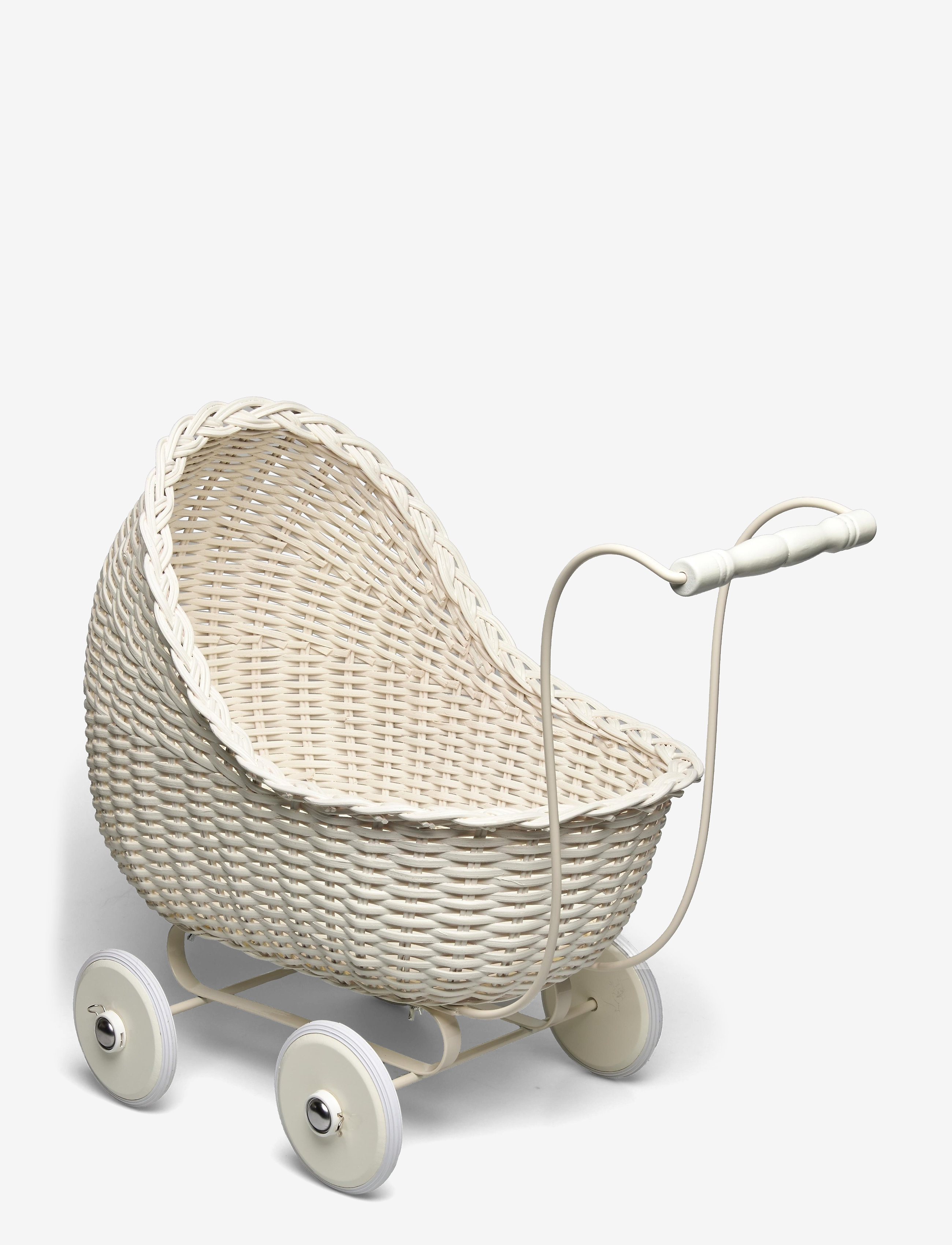 SMALLSTUFF Dolls Stroller, Off. Weiß Beige - 53X 35X 32CM - Kinder