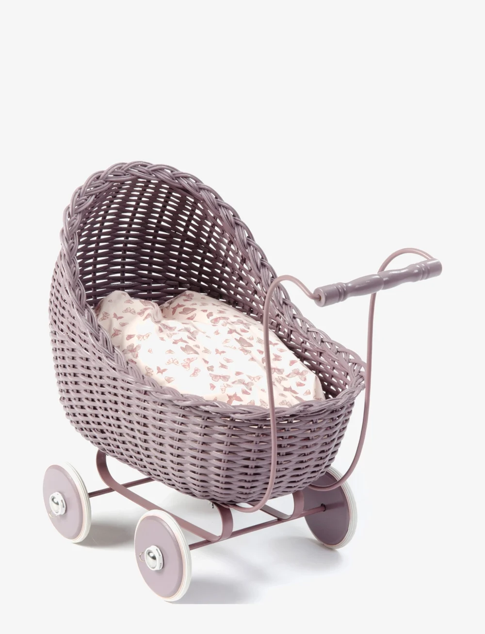 Smallstuff - Dolls Stroller, Dark rose - puppenwagen - dark rose - 0