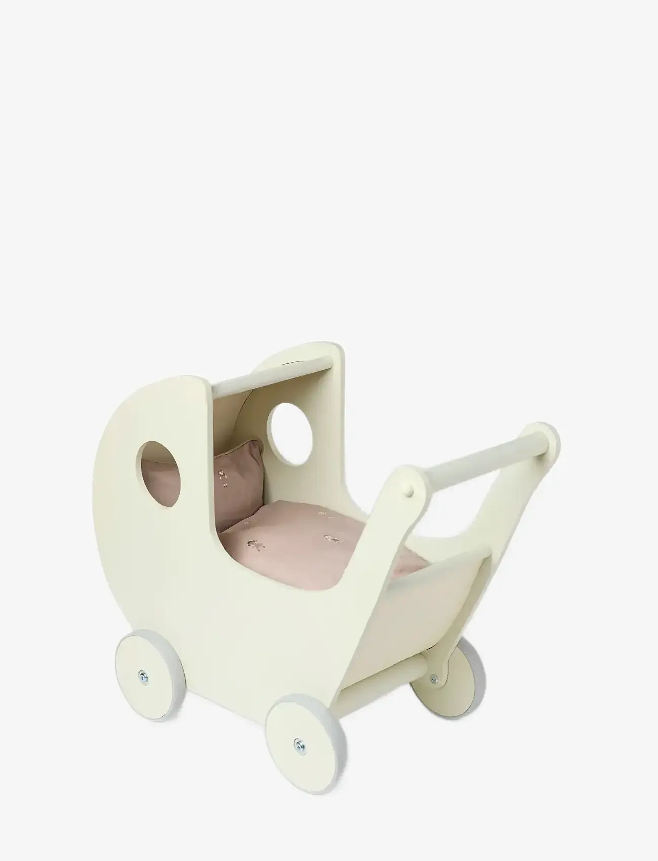Smallstuff - Pram, soft rose - doll trolleys - off. white - 1