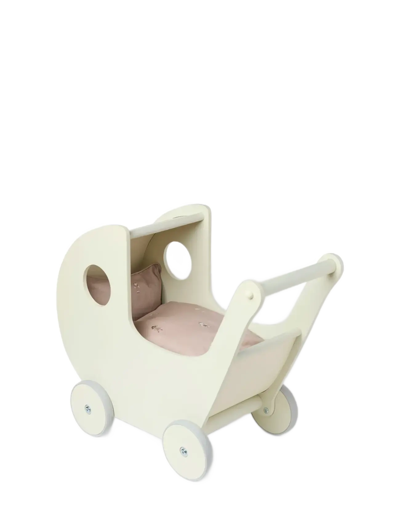 Smallstuff Pram, soft rose - Toys - OFF. WHITE / cream