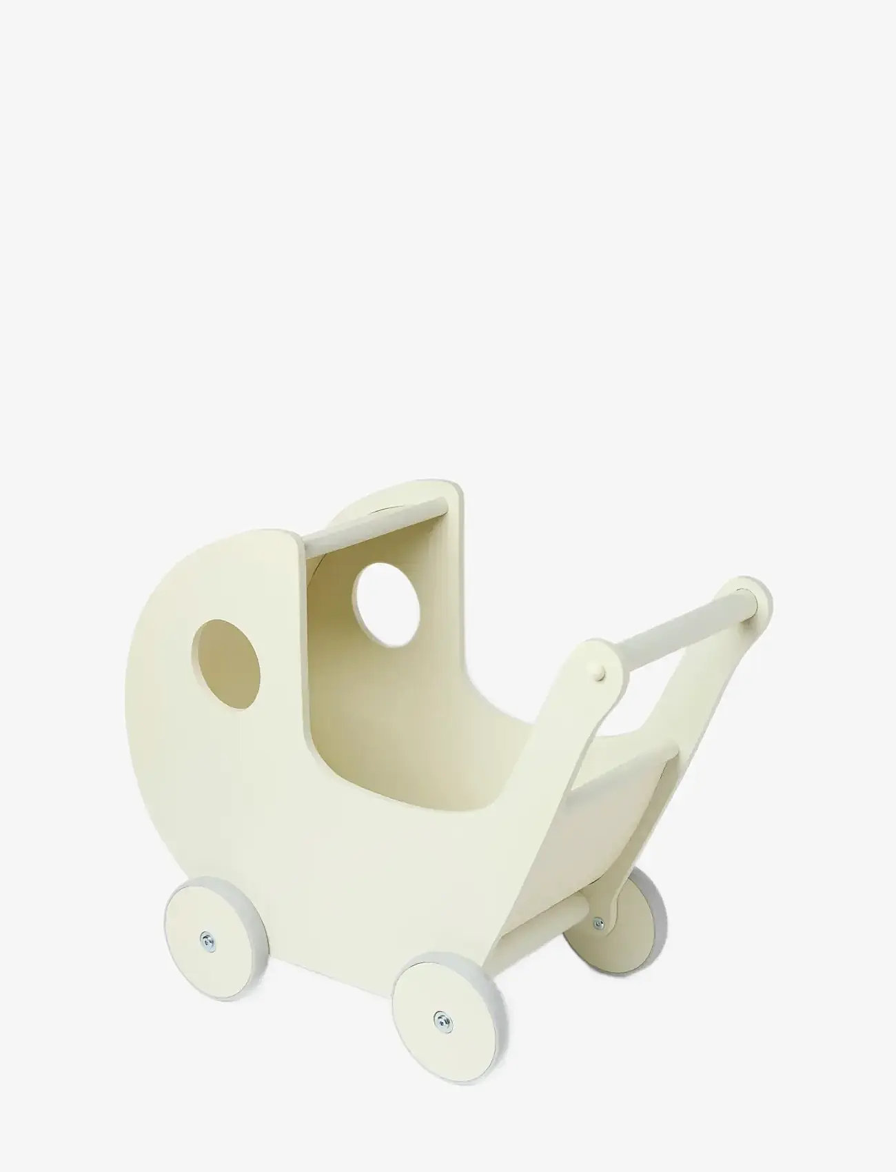 Smallstuff - Pram, soft rose - doll trolleys - off. white - 2