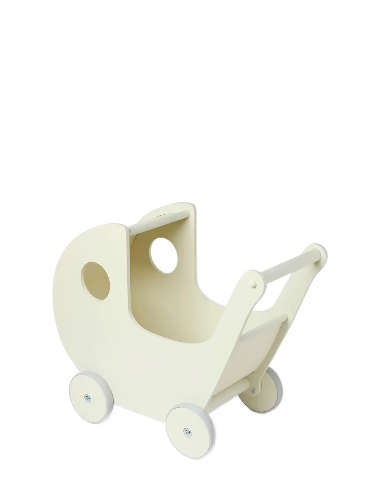 Smallstuff - Pram, soft rose - doll trolleys - off. white - 2
