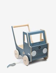 Smallstuff - Truck Walker, blue, wooden - taaperokärryt - blue - 0