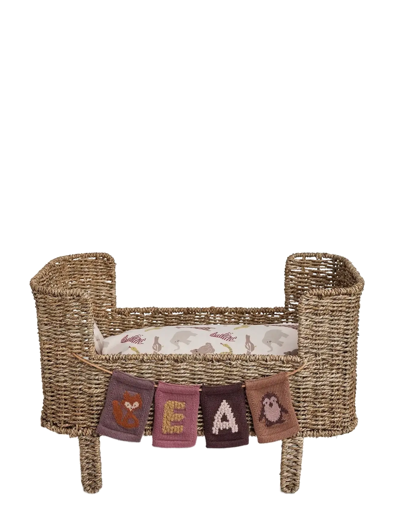 Smallstuff - Rosaline doll bed, natural seagrass - puppenbetten - natural - 2