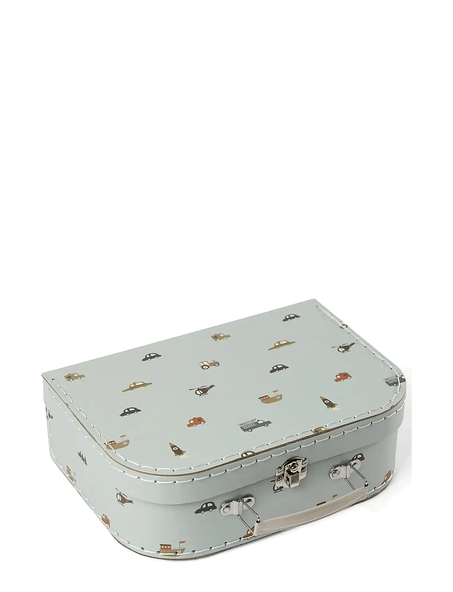 Smallstuff - Suitcase set L, M, S, safari animals and engines - reisimine - blue mix - 2