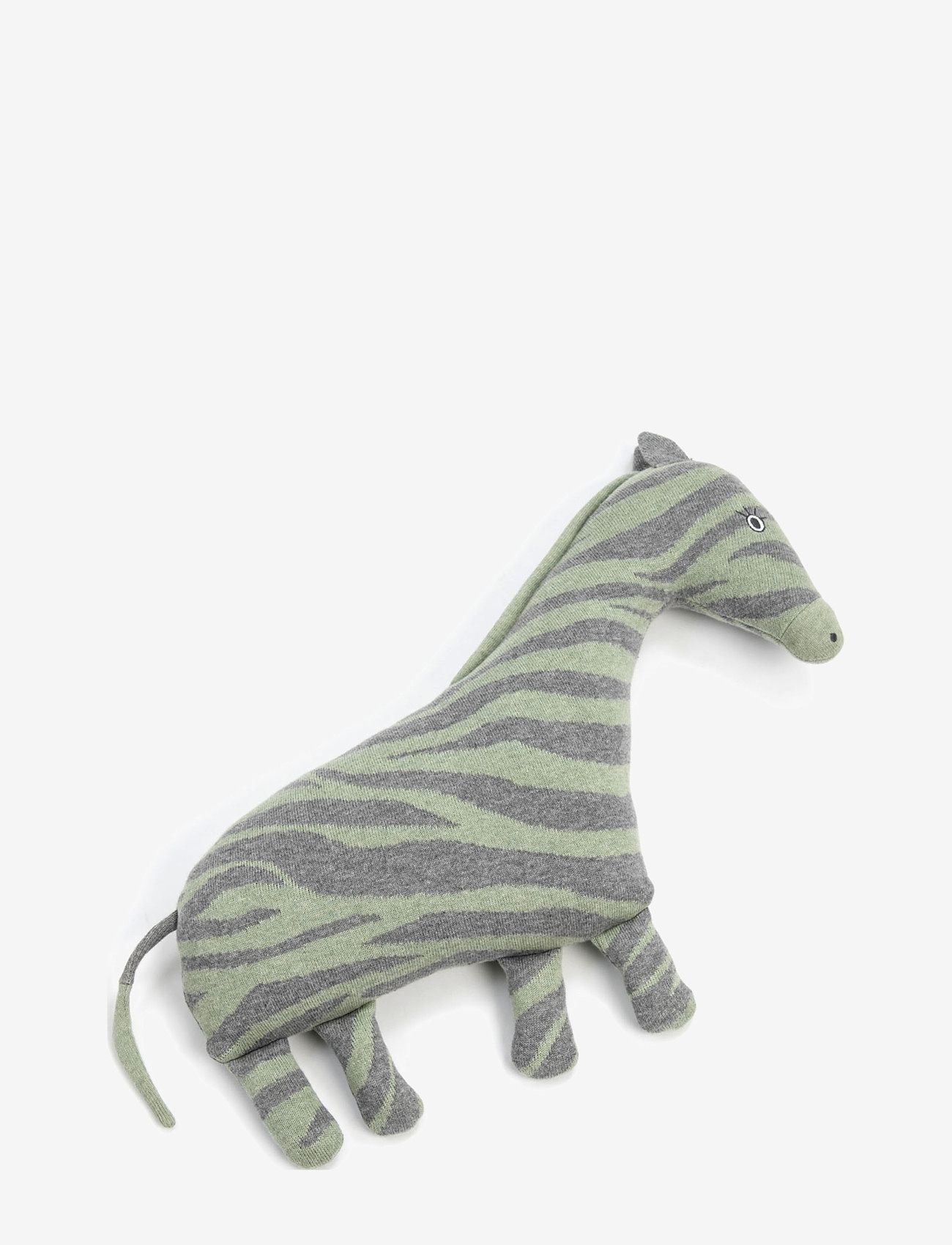 Smallstuff - Toy/ cushion zebra, grey - geschenke für kinder - grey - 0