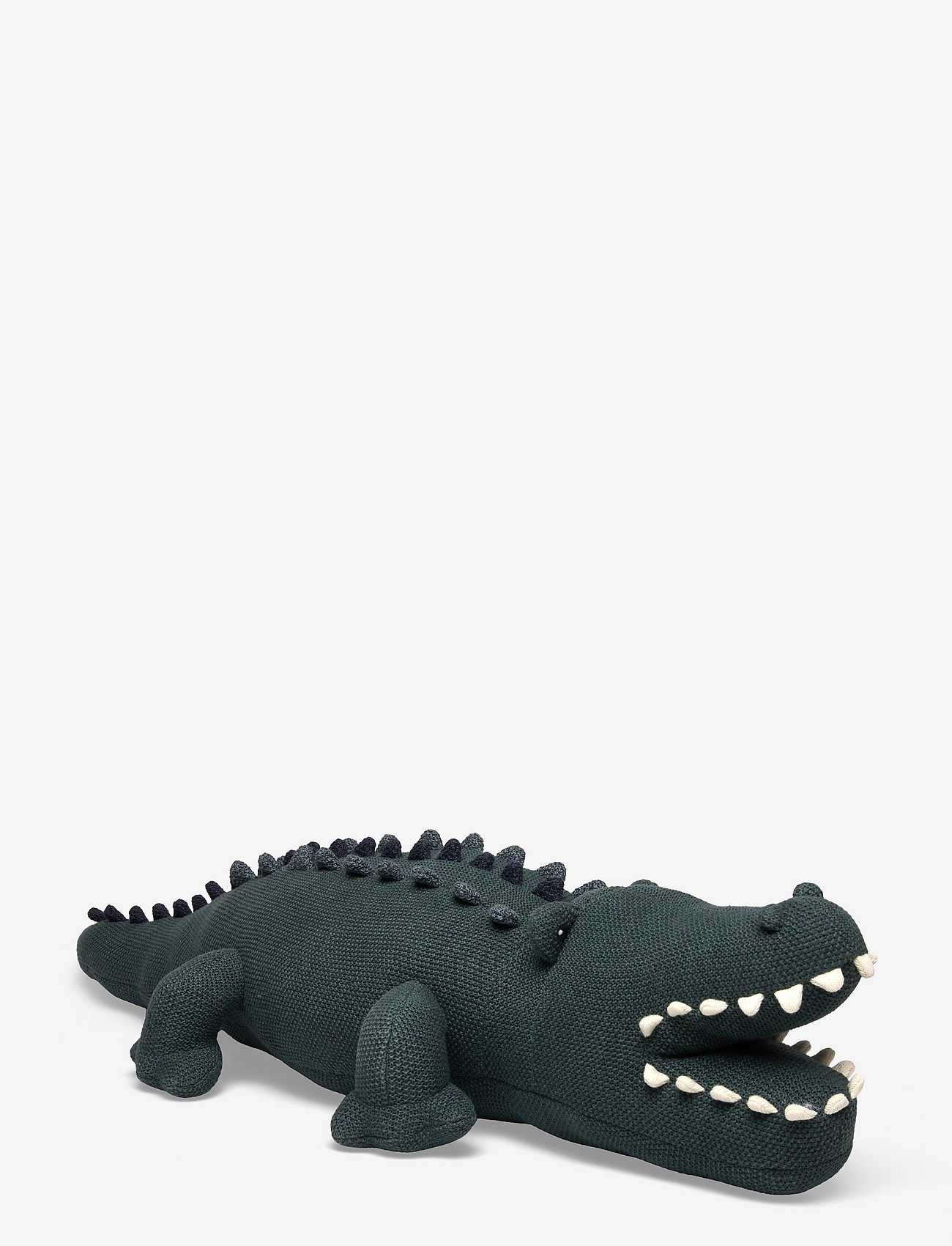 Smallstuff - Crocodile, knitted green/blue - green - 0