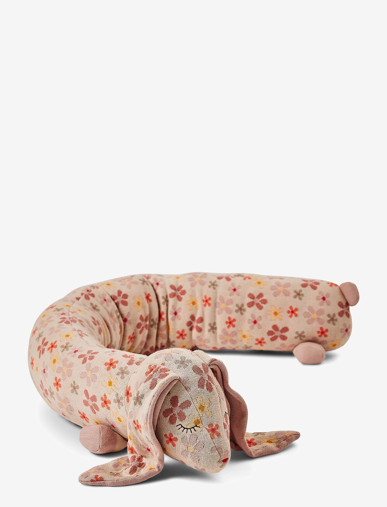 Smallstuff - Bed animal, rabbit with flowers, rose peach - sengetid - rose - 0