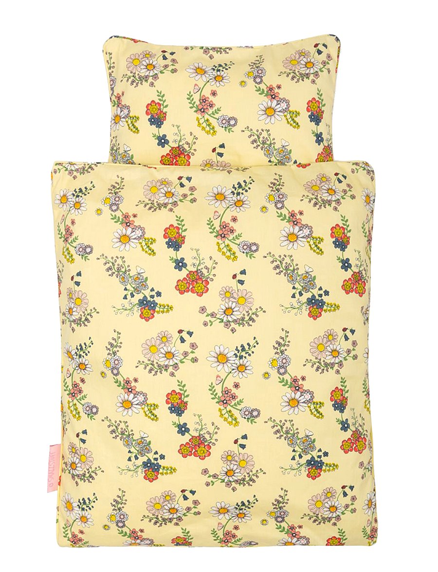Smallstuff - Bedding Doll, multi Flower garden - puppenbetten - multi - 0