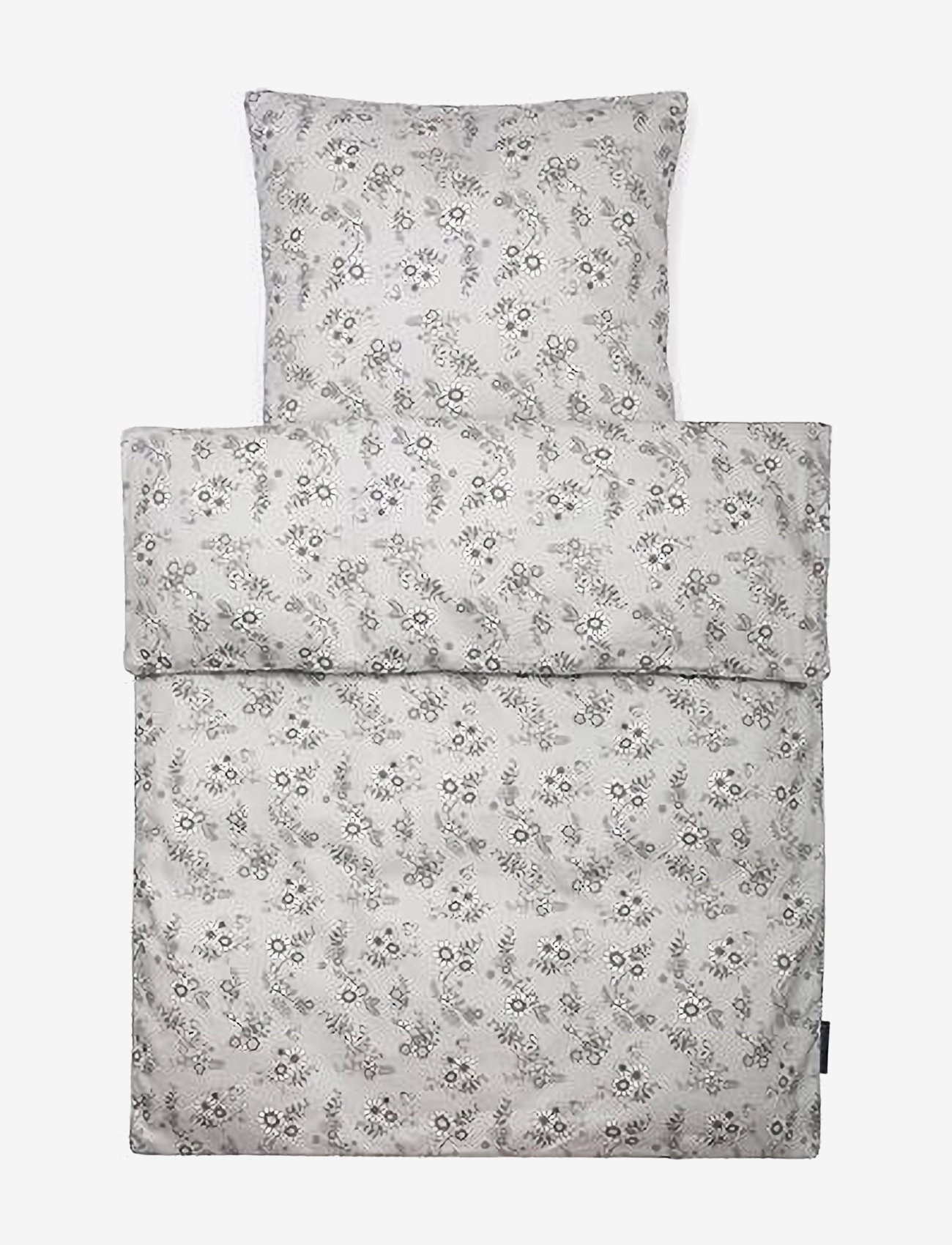 Smallstuff - Bedding Grey Flower garden, baby - bed sets - grey - 1