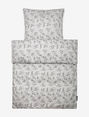 Smallstuff - Bedding Grey Flower garden, junior - vuodevaatteet - grey - 0