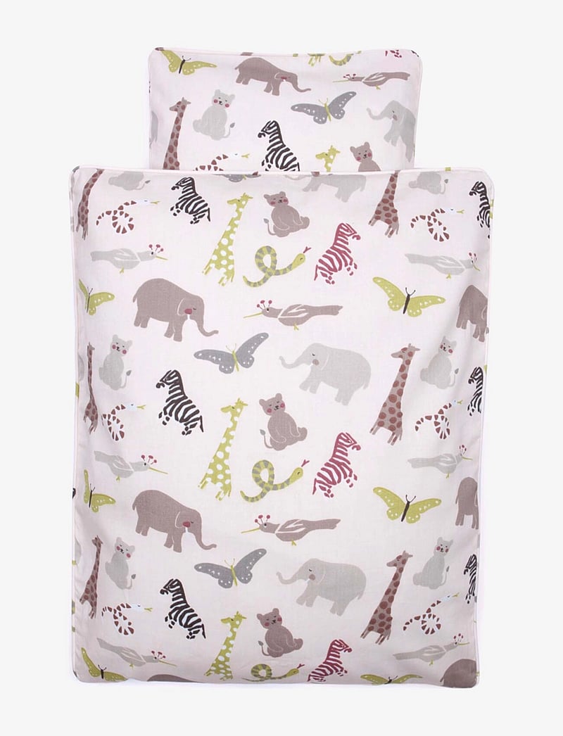Smallstuff - Bedding Doll, Savannah, soft rose - rose with animals - nukkude lisatarvikud - rose - 0