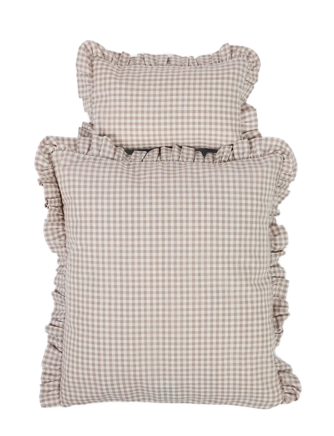 Smallstuff - Doll bedding, rose gingham - dukketilbehør - sandy - 2